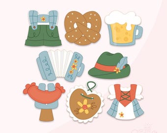 Oktoberfest Cookie Cutter Collection 32 .STL Files + 8 .PNG Eddie Images!