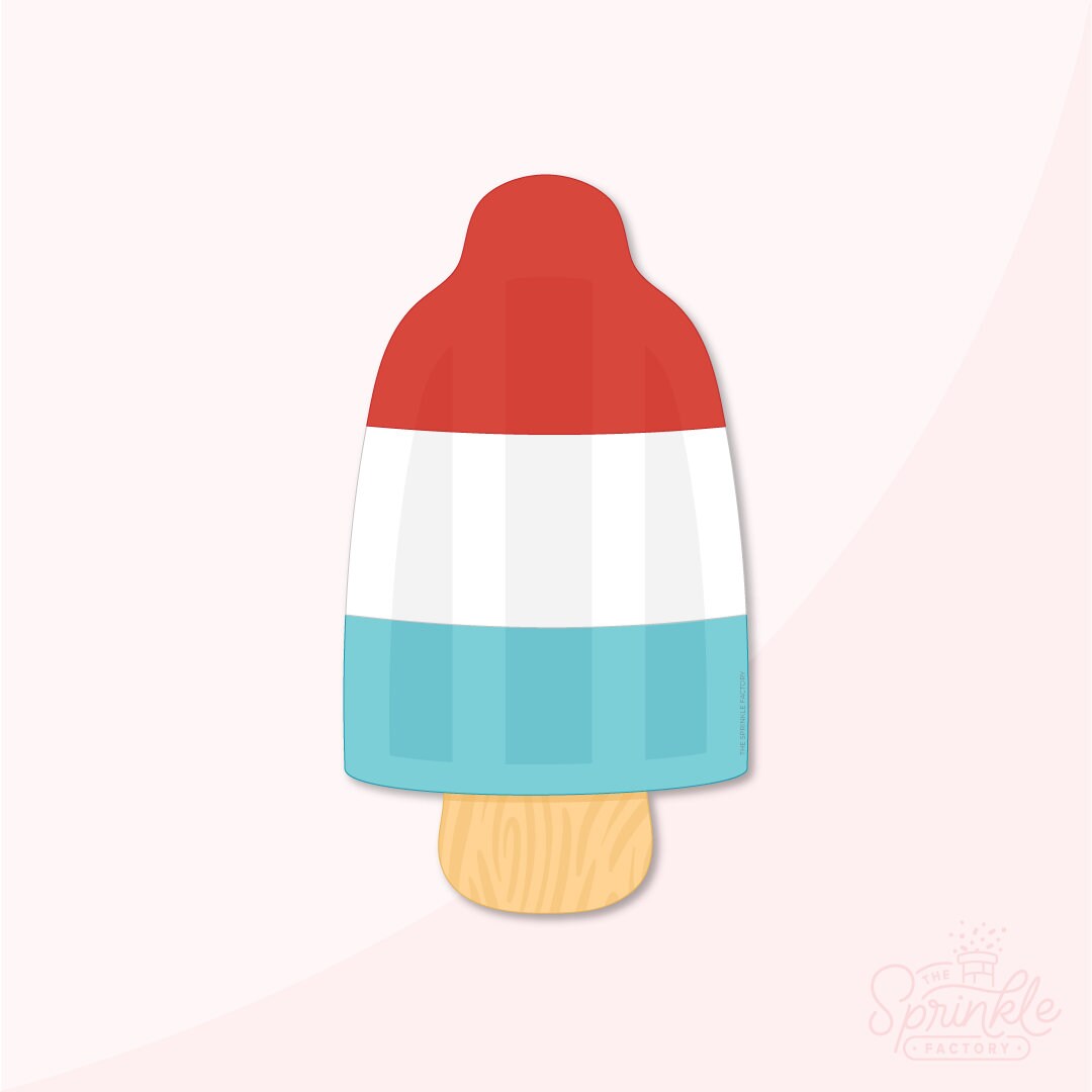 Bomb Pop Cookie Cutter .STL Files + . PNG Eddie Image!