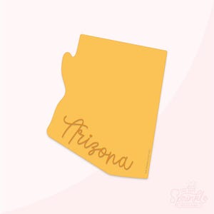 USA State Arizona Cookie Cutter .STL Files + .SVG Outline!