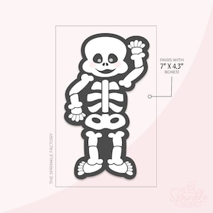 Tall Silly Skeleton Cookie Cutter .STL File