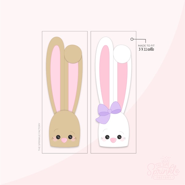 Tall Bunny Ears Cookie Cutter .STL Files + . PNG Eddie Images!