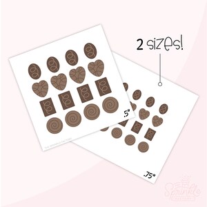 Box Of Chocolates Eddie Icing Transfer Print Files - Two Ready To Use Sizes!