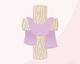 Draped Cross Cookie Cutter .STL Files + . PNG Eddie Image!