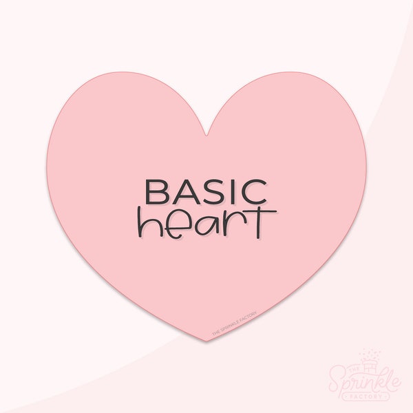 Basic Heart Cookie Cutter Set With 7 .STL Files + .SVG Outline!
