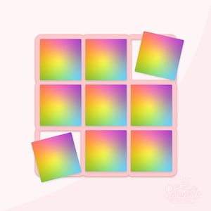 Square 2&quot; Multi Cutter .STL Cookie Cutter File!