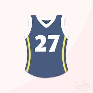 Emporte-pièce pour maillot de basket-ball. Fichiers STL + contour .SVG !