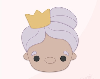 Christmas Ballet Sugar Plum Fairy Head Cookie Cutter .STL File + . PNG Eddie Image!