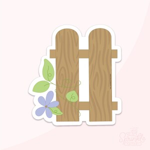 Garden Fence Cookie Cutter .STL Files + . PNG Eddie Image!