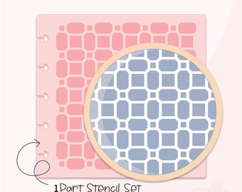 Vintage Tile Large Digital .SVG Cookie Stencil!