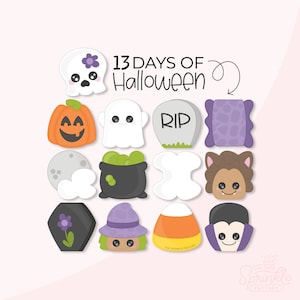 13 Days of Halloween Mini Cookie Cutter Set - Periwinkles Cutters
