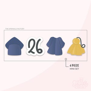 Graduation Mini Cookie Cutter Set  .STL Files + 18 .PNG Eddie Images!