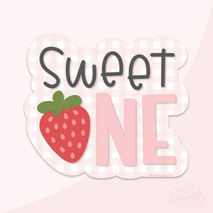 Sweet One Cookie Cutter .STL Files  +  . PNG Eddie Images!