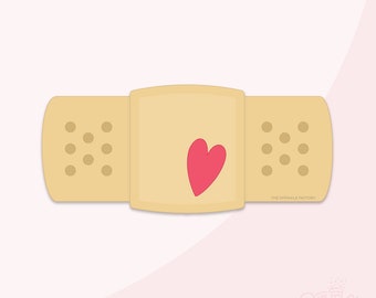 Band Aid Cookie Cutter .STL File With Eddie .PNG Image
