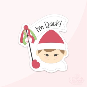 Elf With Flag Boy Cookie Cutter .STL Files + 9 .PNG Eddie Images!