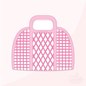 Jelly Beach Tasche Ausstechform Set .STL + . PNG Eddie Bild!