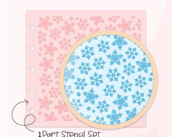 Snowflake Print Digital .SVG Cookie Stencil!