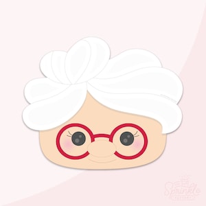 Werkstatt Mrs. Claus Cookie Cutter .STL Files + PNG Eddie Bilder!