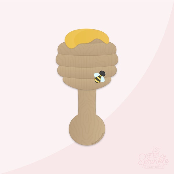 Honey Rattle Cookie Cutter .STL Files + . PNG Eddie Image!