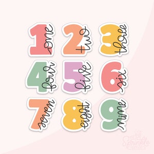 Number 1-9 Lettered Cookie Cutter Collection 27 .STL Files + 9 .SVG Outlines!