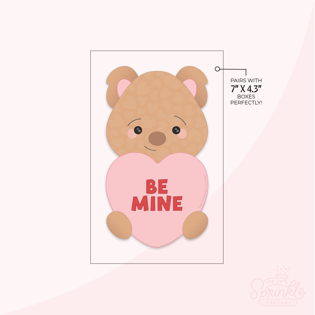 Valentine Bear Cookie