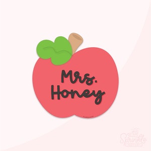Apple Cookie Cutter Set .STL Files  + . PNG Eddie Image!