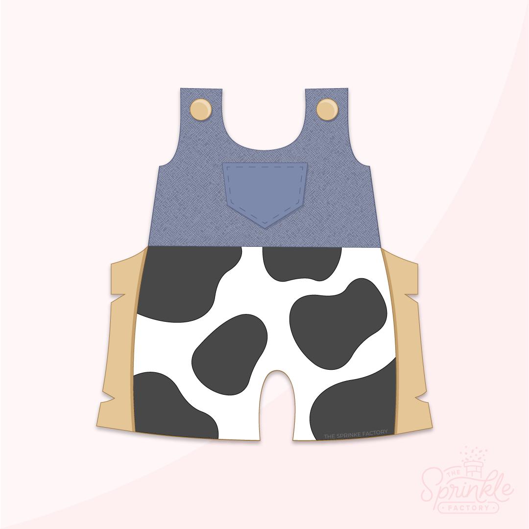 Rodeo Overalls Cookie Cutter .STL Files With Eddie .PNG Image!