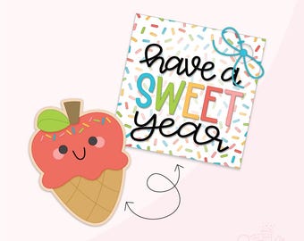 Have A Sweet Year .PDF Tag + .STL Cutter Bundle