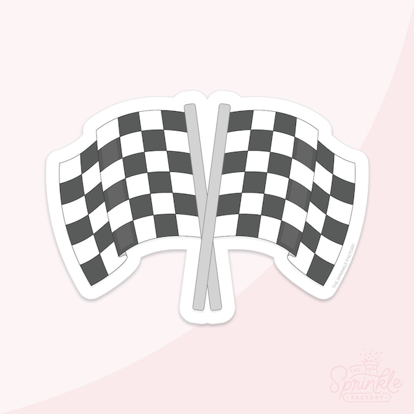 Race Flags Cookie Cutter Set .STL Files + . PNG Eddie Image!