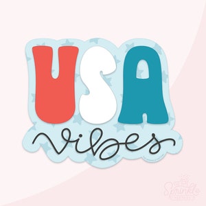 USA Vibes Cookie Cutter .STL Files + . PNG Eddie Images!