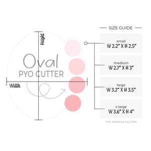 Oval PYO Cookie Cutter .STL File With .SVG Outline! - Etsy