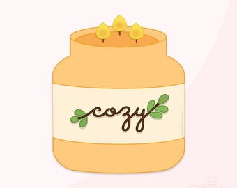 Candle Jar 3 Wick Cookie Cutter .STL Files + . PNG Eddie Image!