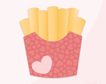 French Fries Cookie Cutter .STL Files + Eddie Image! 4 Sizes!
