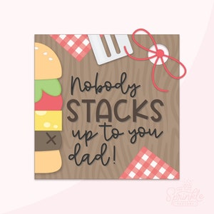 Niemand stapelt dich, Papa 2 "Cookie Tag Printable .PDF