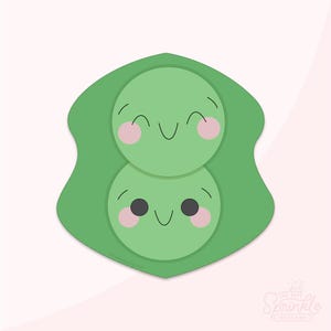 Better Together Peas Cookie Cutter .STL Files + Eddie Image!