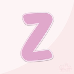 Chunky Letter Z Cookie Cutter .STL Files + .SVG Outlines!