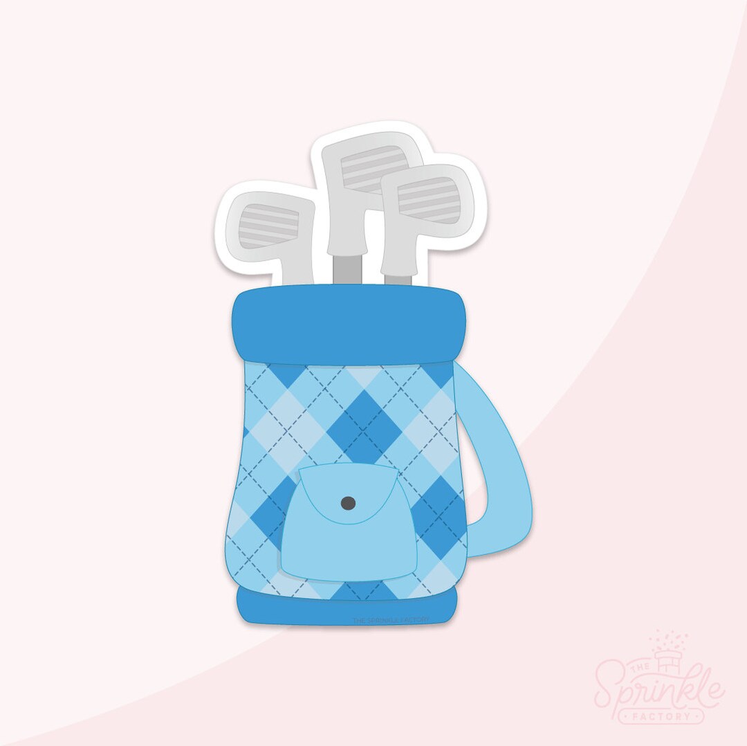 Golf Bag Cookie Cutter Set .STL Files . PNG Eddie Image Etsy