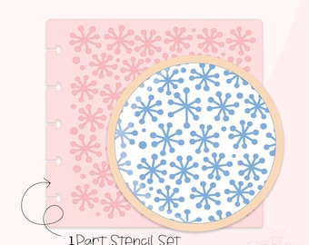 Vintage Snowflake Digital .SVG Cookie Stencil!
