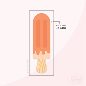 Tall Popsicle Cookie Cutter 7&quot; .STL File!
