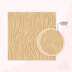 Stampa con venature del legno marrone. PNG