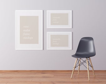 4 Minimalist Frame PSD Mockups