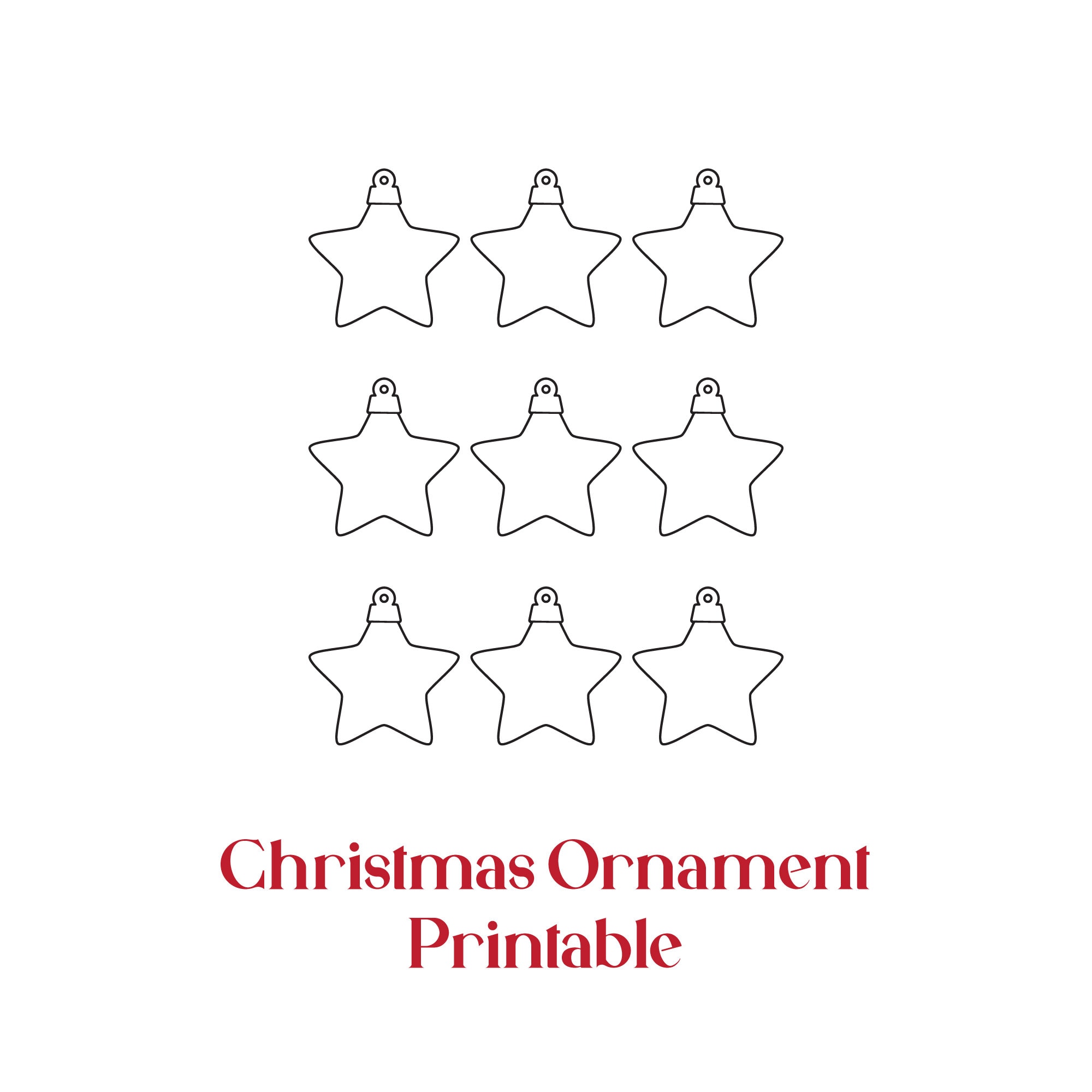 6-pages-christmas-ornament-templates-outlines-printable-personalized-gift-christmas-ornament-personalized-glitter-christmas-ornament-etsy