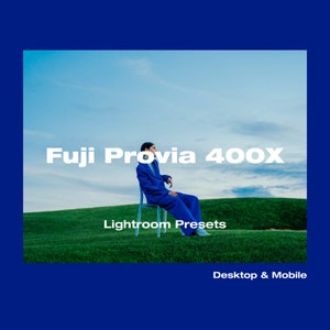 Fujifilm Provia 400X Lightroom Presets Aesthetic Pack for Desktop & Mobile for Influencers, Bloggers or Photographers