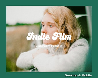 Indie Film Lightroom Presets | Vintage Mobile & Desktop Filters (Digital Download)