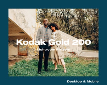 Kodak Gold 200 Film Lightroom Presets, Desktop & Mobile