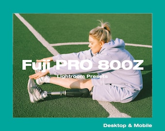 Fuji PRO 800Z Film Lightroom Presets, Mobile & Desktop