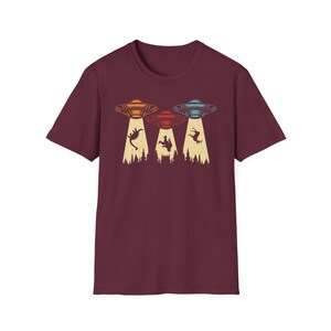 Cosmic Adventure T-Shirt, UFO Lover Gift, Fun Graphic Tee, Alien Enthusiast Apparel, Unisex Softstyle Shirt