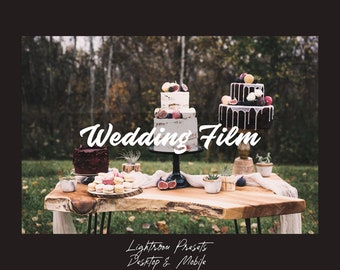 10 Film Wedding Lightroom Presets, Mobile & Desktop