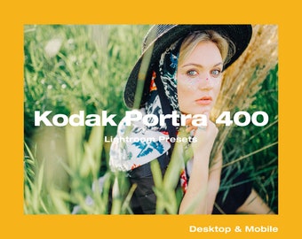 Kodak Portra 400 Lightroom Presets, Film Look (Desktop & Mobile)