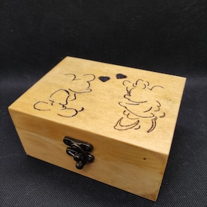 Wooden storage box