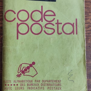 1972 Postcode Booklet